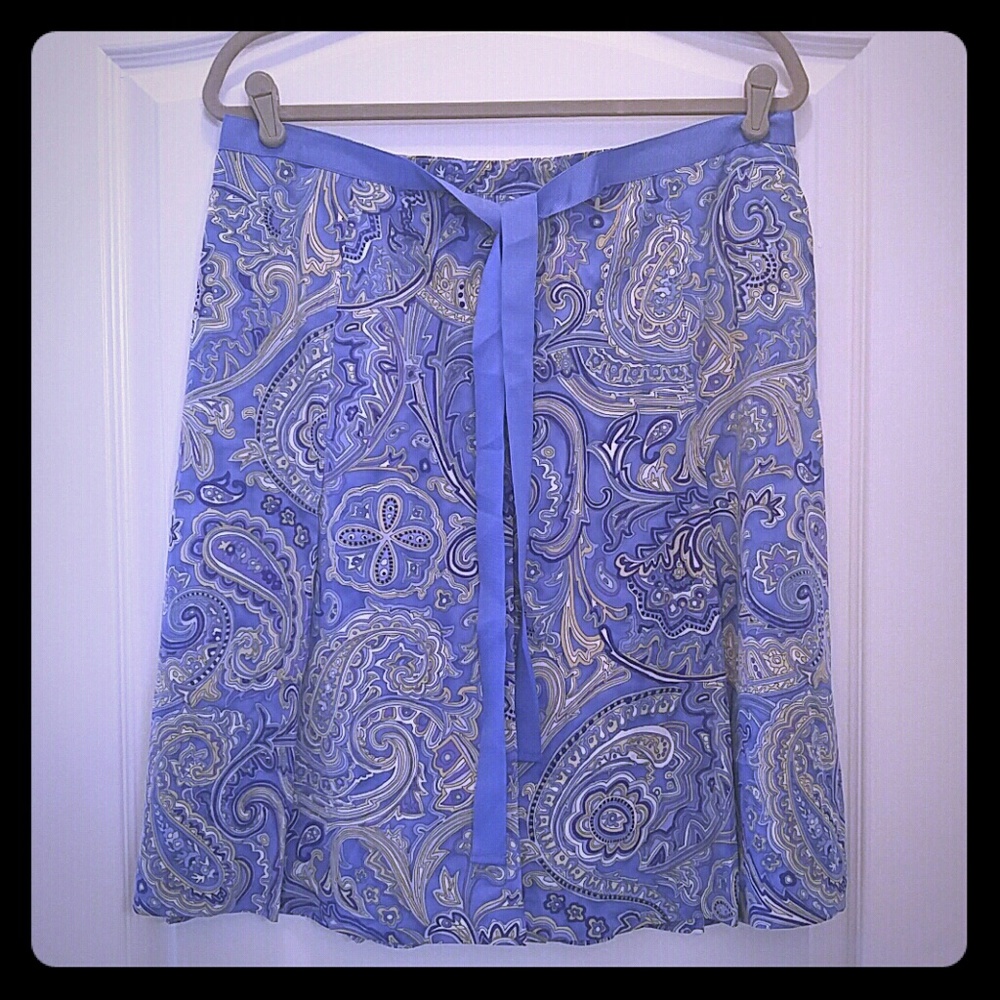 Lilac Paisley Skirt